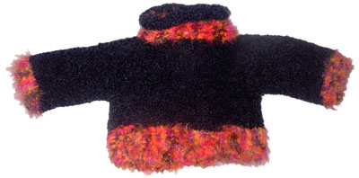 hand knit alpaca baby sweaters